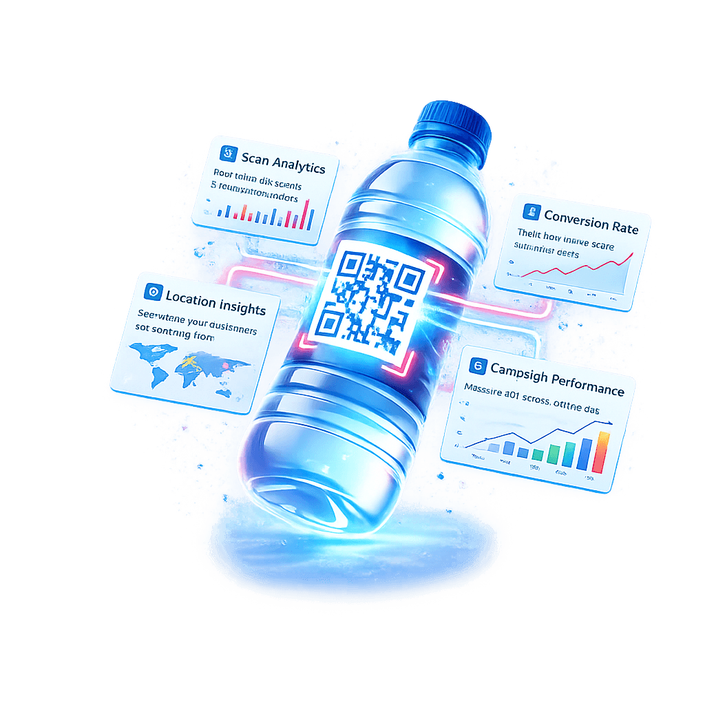 Smart QR Water Bottle